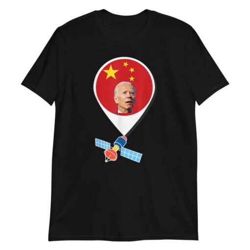 Chinese Spy Balloon Funny Surveillance Joe Biden China Flag T-Shirt AA