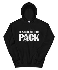 Wolf Pack Gift Leader Of The Pack Paw Hoodie