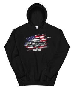 World Of Tanks Red White And Blueand A T57 Heavy Tank Hoodie