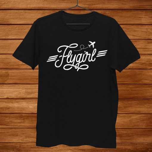 Flygirl Vintage Aviation Shirt Pilot Gift Flight Attendant Shirt AA