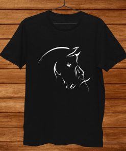 Silhouette Of The Girl And Horse Shirt AA