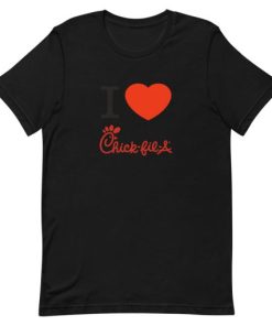 I Love Chick Fil A Short-Sleeve Unisex T-Shirt AA
