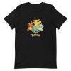 Pokémon pikachu charmander bulbasaur Short-Sleeve Unisex T-Shirt AA
