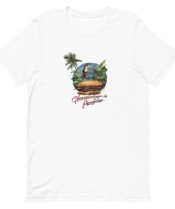 Cheeseburger in Paradise vintage Short-Sleeve Unisex T-Shirt AA