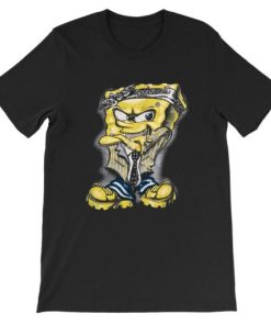 Vtg Gangsta Ghetto Spongebob Shirt AA