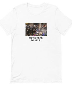 we are here to help Short-Sleeve Unisex T-Shirt AA