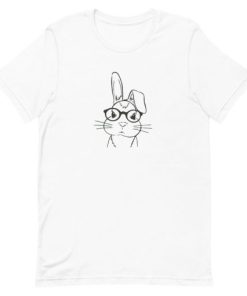 Nerd Bunny Short-Sleeve Unisex T-Shirt AA