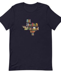 Bookshelf Texas Short-Sleeve Unisex T-Shirt AA
