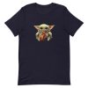 Baby Yoda playing violin Short-Sleeve Unisex T-Shirt AA