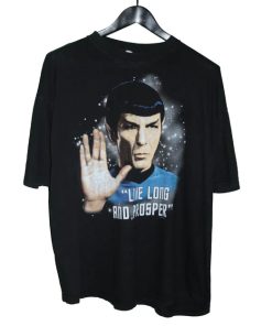 Star Trek 1996 Spock Live Long & Prosper TV Shirt AA