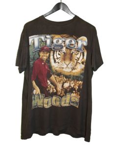 Tiger Woods 1997 Bootleg Masters Champion Rap Tee AA