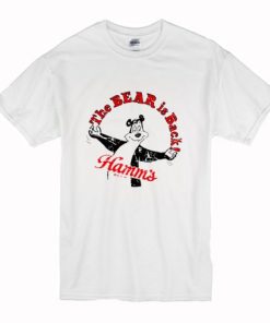Cool Retro Hamm’s Beer Bear is Back T Shirt