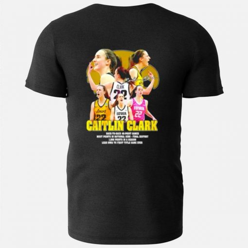 Iowa Mvp Caitlin Clark Signature T-Shirt