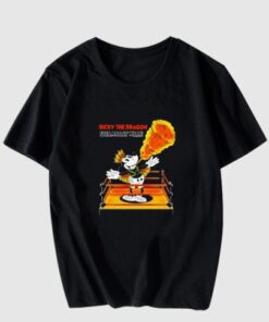 Mickey Mouse Ricky The Dragon Steamboat Willie T Shirt AA
